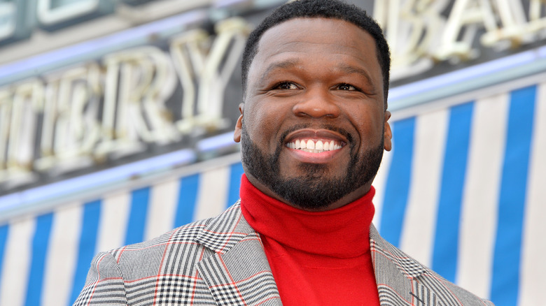 50 Cent, posing