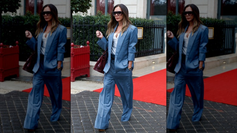 Victoria Beckham at Paris Fashion Week in 2026.