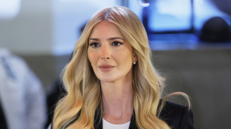 Ivanka Trump looks on