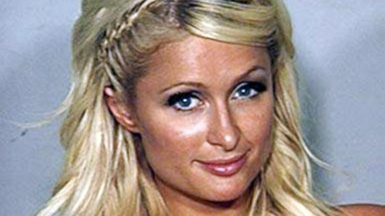 Paris Hilton mugshot