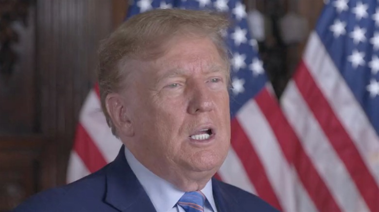 Donald Trump thin hair talking