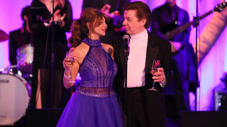 Bobby Sherman and Brigitte Poublon at an event for their foundation.