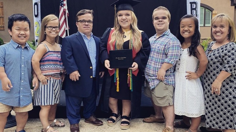 The Johnston family Elizabeth graduation