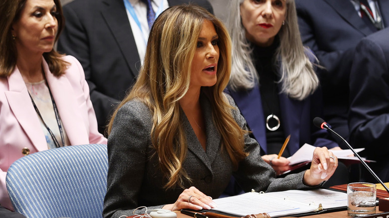 Melania Trump at the UN in 2026/