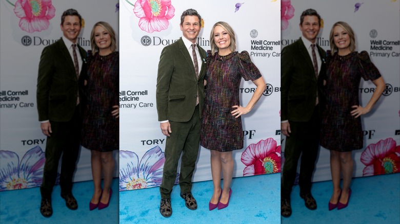 David Burtka and Dylan Dreyer posing together