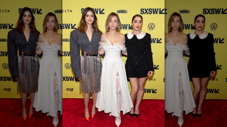 Sydney Sweeney posing on the red carpet