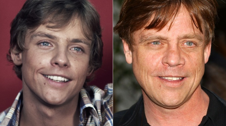 Mark Hamill '70s, left, and 2000s, right