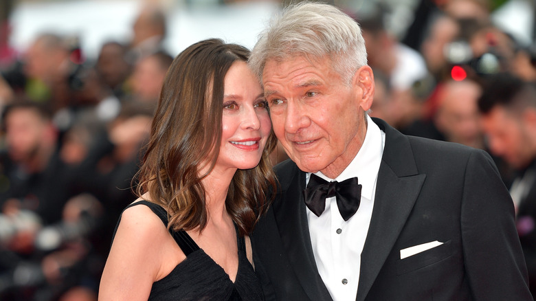 Calista Flockhart and Harrison Ford pictured in 2023