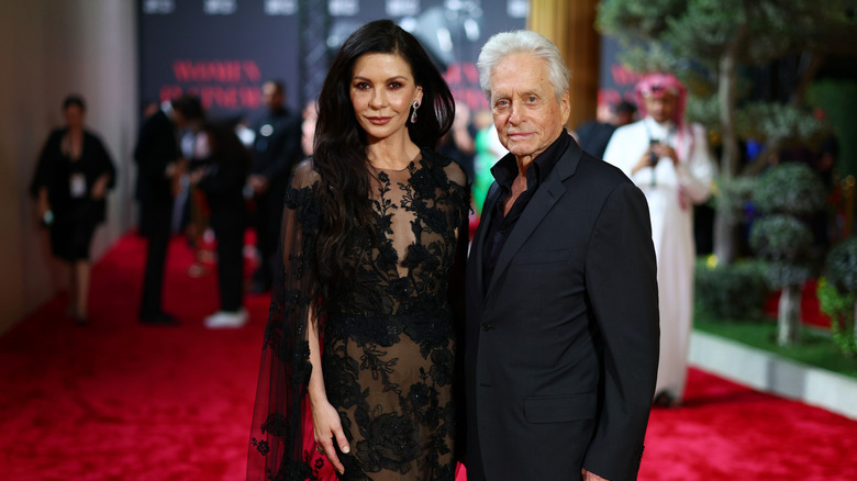 Michael Douglas and Catherine Zeta-Jones in 2024