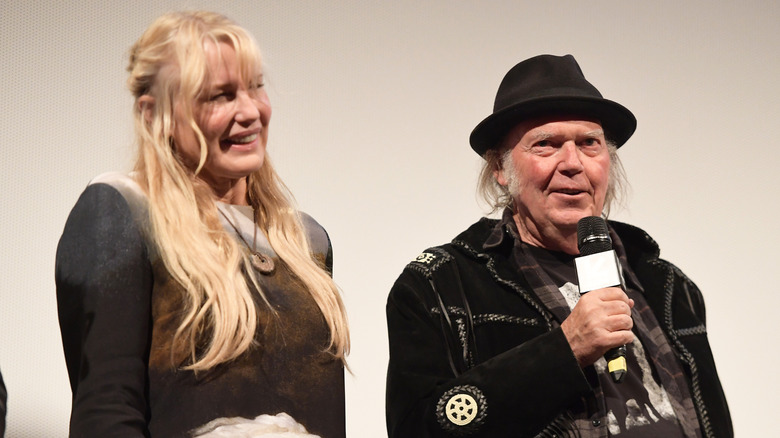 Daryl Hannah and Neil Young pictured at 2018 SXSW
