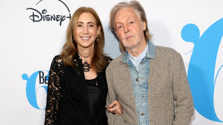 Paul McCartney and Nancy Shevell in 2024