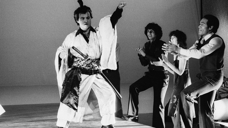 John Belushi in Samurai Night Fever sketch