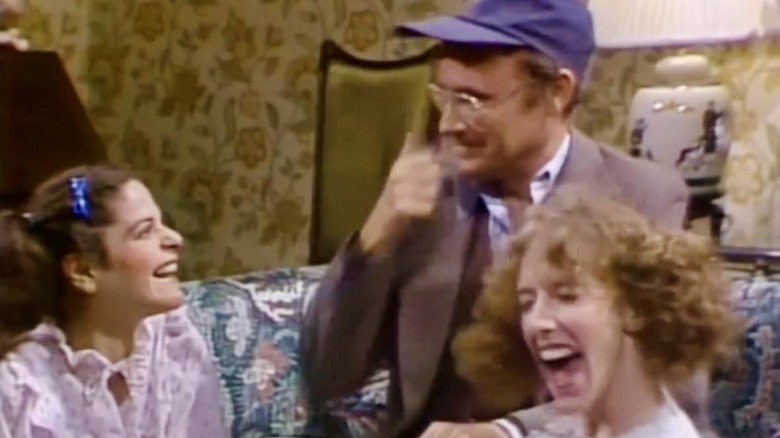 Gilda Radner, Buck Henry and Laraine Newman in Uncle Roy sketch