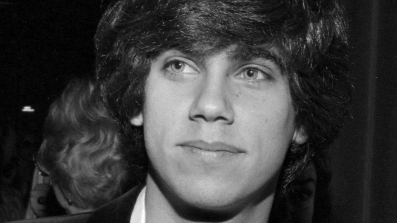 A black and white photo of teen idol Robby Benson