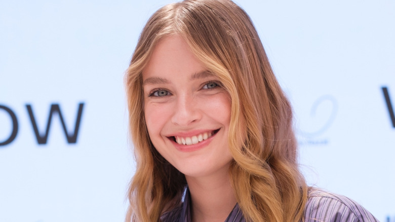 Camille Razat at Authentic Beauty Concept at the WOW CONCEPT store