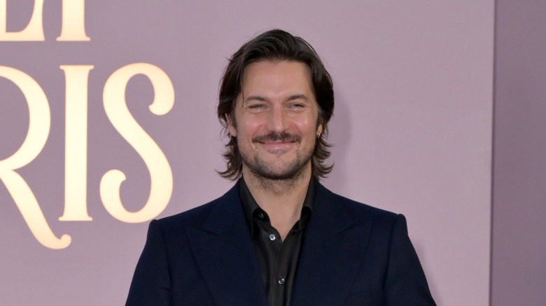 Lucas Bravo at the premiere for season 4 of Emily in Paris