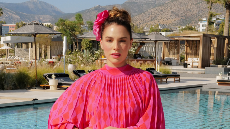 Melia Kreiling at Balmain Brunch & Pool Party