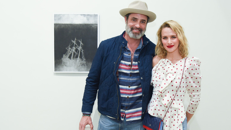 Victor Webster and Shantel VanSanten smiling