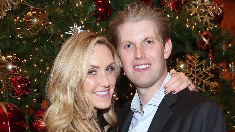 Lara Trump posing with Eric Trump