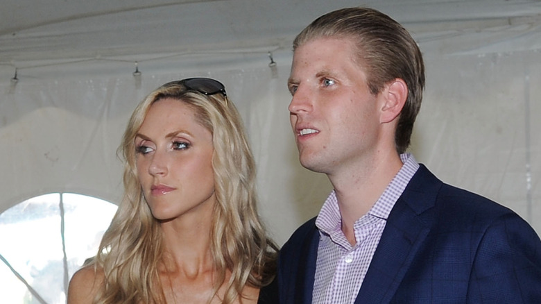 Lara Trump posing with Eric Trump