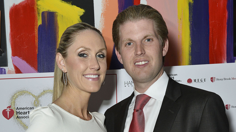 Lara Trump posing with Eric Trump