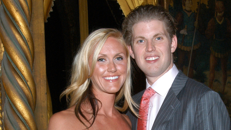 Lara Trump posing with Eric Trump