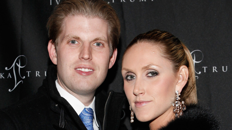 Eric Trump and Lara Trump on red carpet