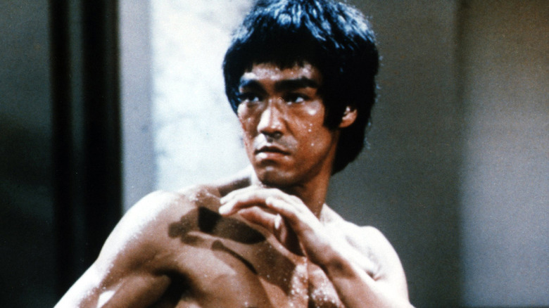 Bruce Lee fighting 