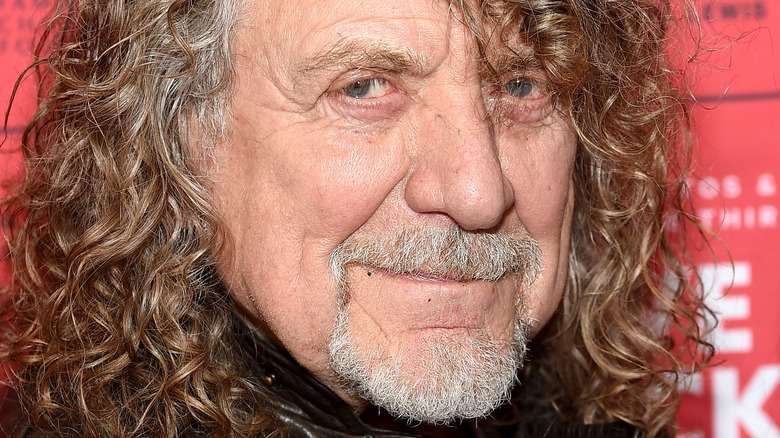 Robert Plant smiling closeup