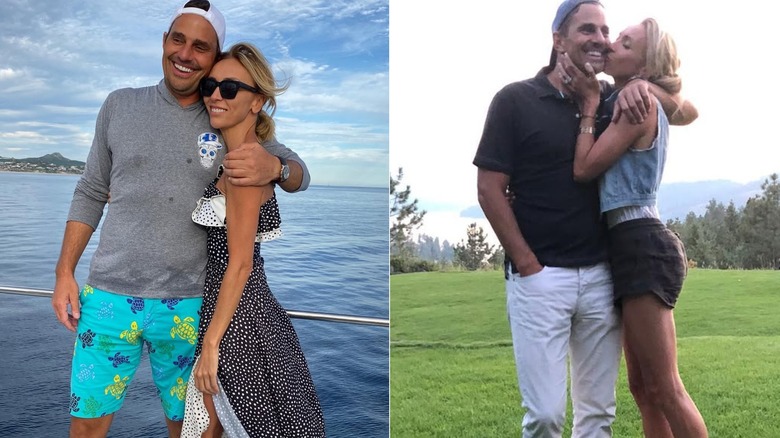 Bill Rancic hugging Giuliana Rancic