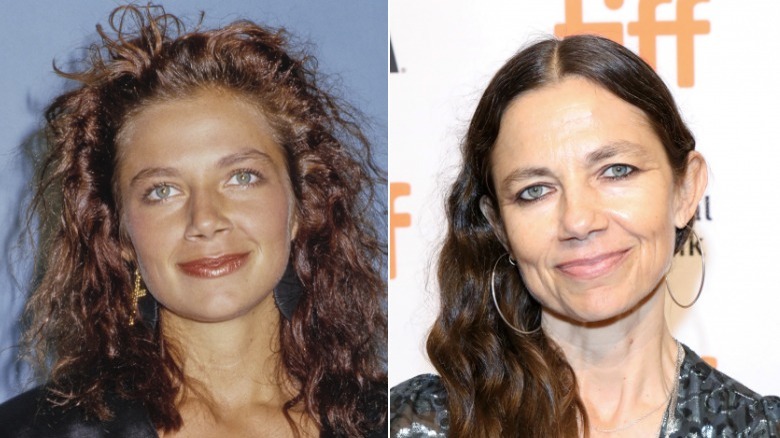 Justine Bateman then and now
