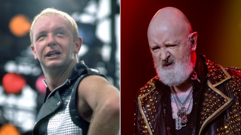 Rob Halford then and now