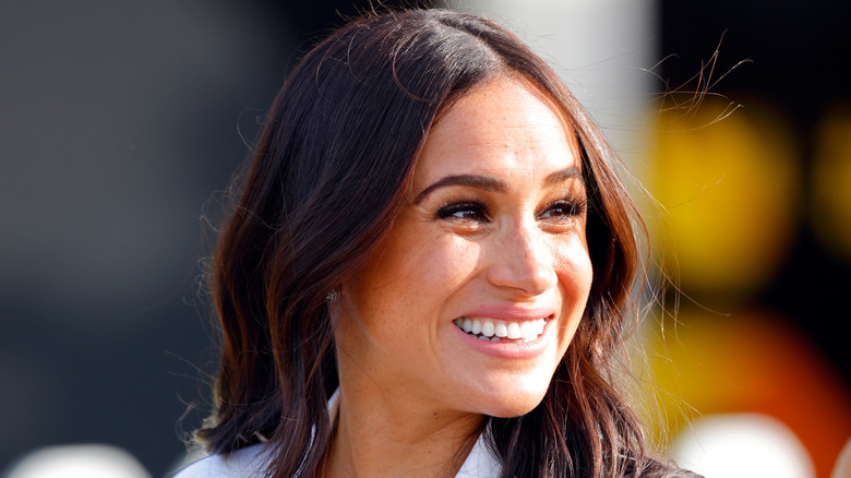 Meghan Markle smiling