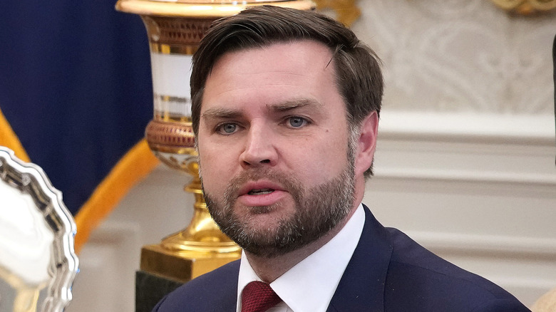 JD Vance in the Oval Office meeting Zelensky on February 28, 2025