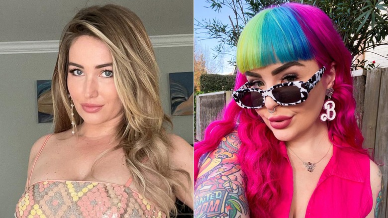 Stephanie Matto Erika Owens split image