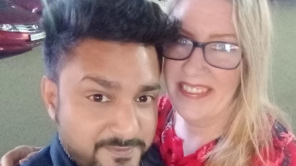 Jenny Slatten and Sumit Singh take a selfie