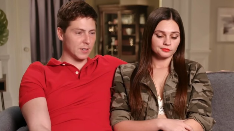 Brandon Gibbs and Julia Trubkina speak in a confessional on 90 Day Fiance