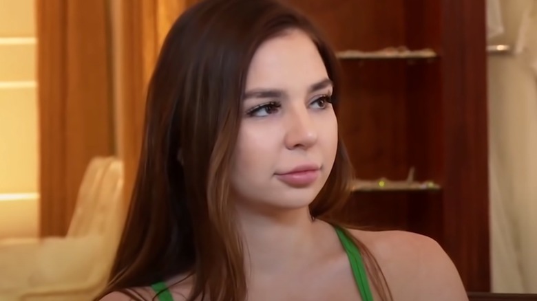 Anfisa Arkhipchenko looking to side