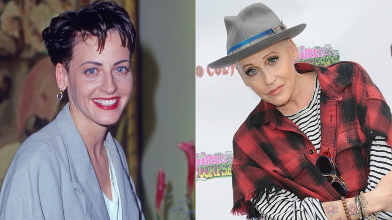 Lori Petty in 1992; Lori Petty in 2018