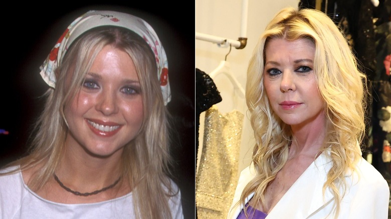 Tara Reid in 1999; Tara Reid in 2025