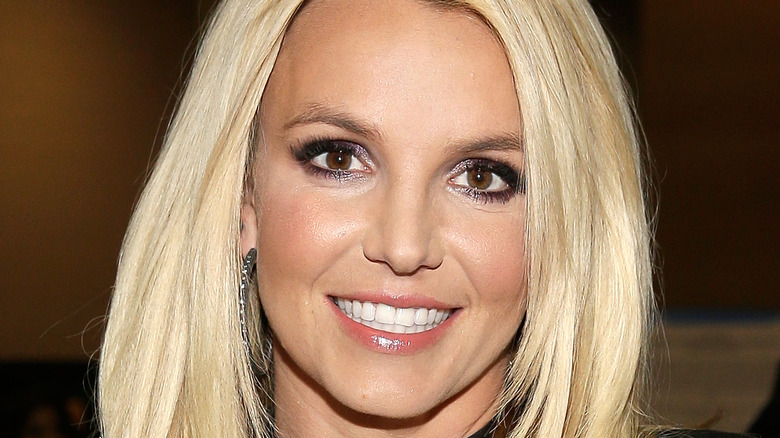 Britney Spears smiling 