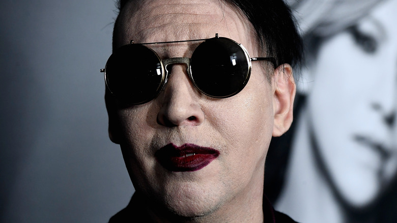 Marilyn Manson posing 