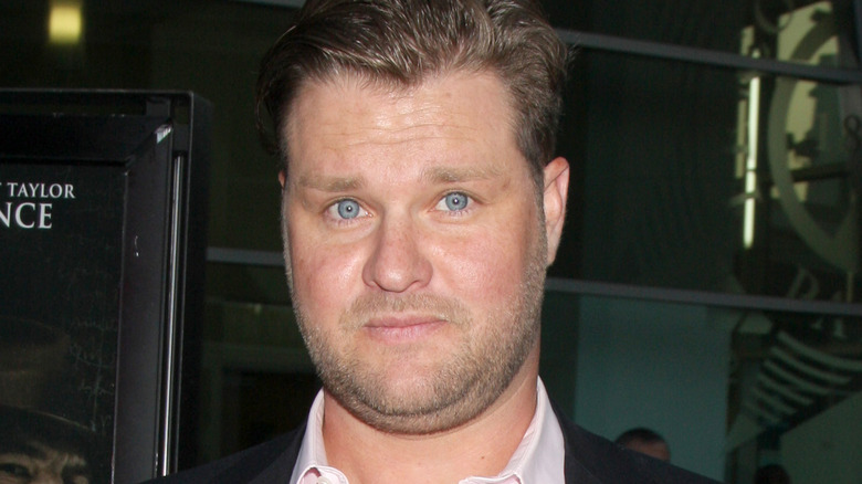 Zachery Ty Bryan staring at camera