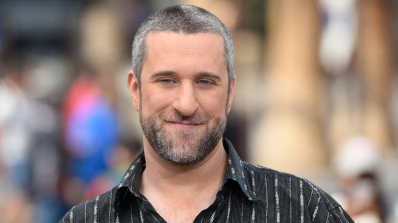 Dustin Diamond smiling at Universal Studios