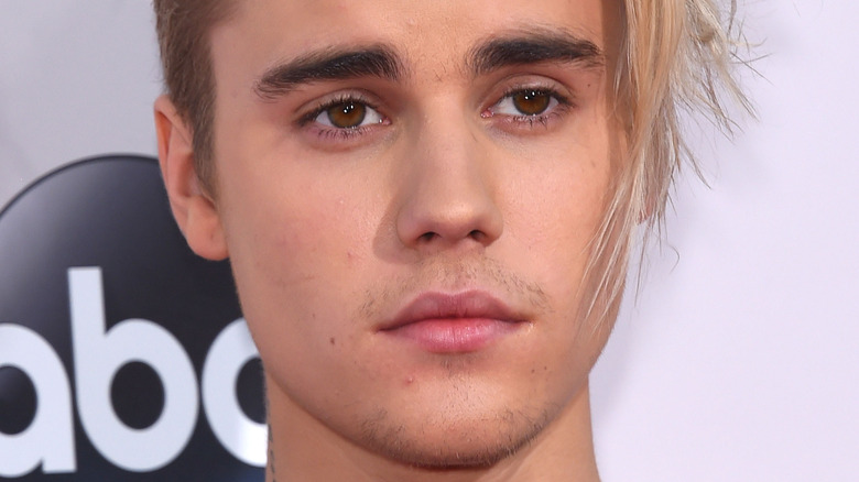 Justin Bieber posing closeup