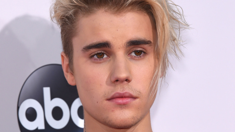 Justin Bieber posing closeup