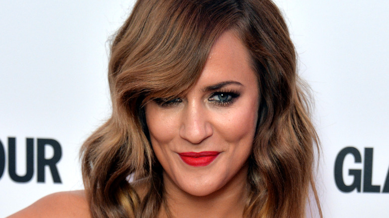 Caroline Flack on the red carpet