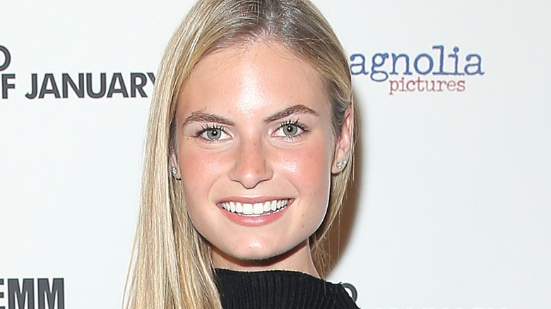 Emma Ostilly on the red carpet