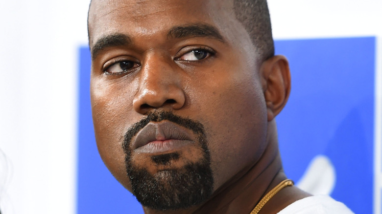 Ye West looking away