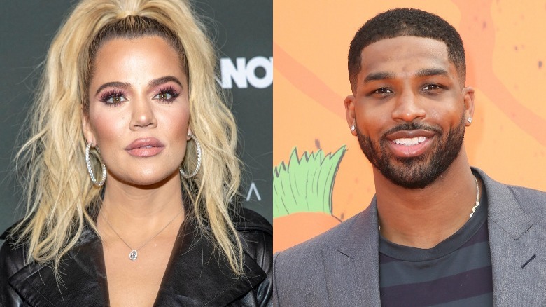 Khloe Kardashian and Tristan Thompson